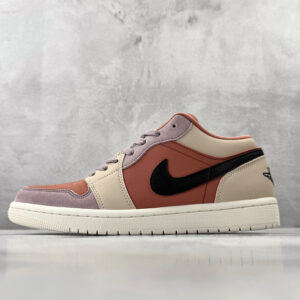 zhenhui-平台爆款  Jordan Air Jordan 1 low "canyon rust" 红粉紫