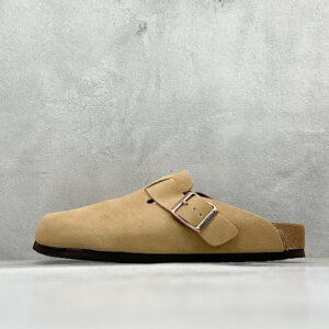zhenhui-Birkenstock 博肯包头半拖系列 棕色-1009542