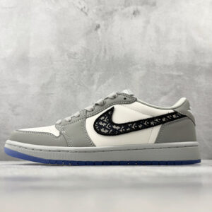 zhenhui- DIOR x Jordan Air Jordan 1 白灰-CN8608-002