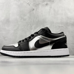 zhenhui-Jordan Air Jordan 1 low "silver toe" 黑银-DA5551-001