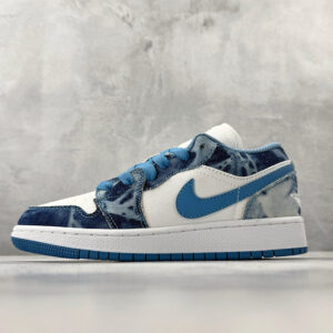 zhenhui-Jordan Air Jordan 1 Low "Washed Denim" 水洗丹宁 白蓝-DM8947-100