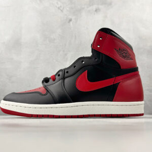 zhenhui-Jordan Air Jordan 1 Retro Bred Banned 禁穿 黑红-555088-001