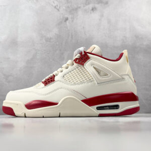 zhenhui- Jordan Air Jordan 4 Retro Valentine's Day 情人节限定 口红印花 白红色-HV0823-108