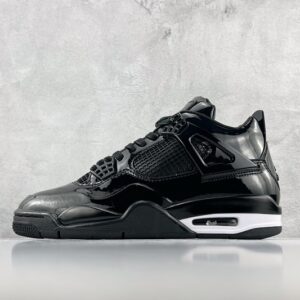 zhenhui-Jordan Air Jordan 4 Retro Black 漆皮 黑-719864 010