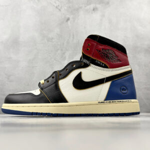 zhenhui-Jordan  × Union x Fragment Design Air Jordan 1 High OG 黑白蓝-IO7847-002