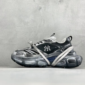 zhenhui-MLB NY 印花网红老爹跑鞋 手工定定制涂鸦恶作剧-3ASHWD15N