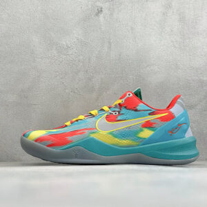 zhenhui-Nike Kobe 8 GC "Venice Beach" 威尼斯海滩 蓝黄色-555035-002