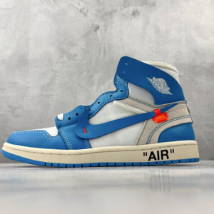 zhenhui-OFF-WHITE x Jordan Air Jordan 1 Retro High "UNC" OG款 -AQ0818-148