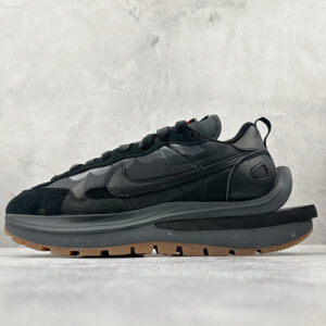 zhenhui- Sacai x Nike VaporWaffle  black and gum 黑生胶 黑色-DD1875-001