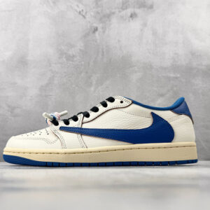 zhenhui-  Travis Scott x Fragment Design × Jordan Air Jordan 1 Low OG SP 白蓝-DM7866-104