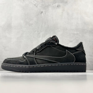 zhenhui-Travis Scott x Jordan Air Jordan 1 Low Retro OG SP 黑武士 黑色-DM7866-001